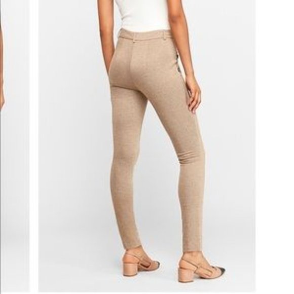 Express High Waisted Button Dress Pant - Picture 3 of 3